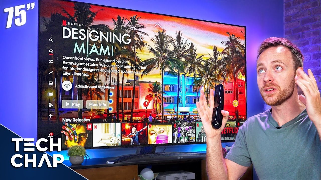 LG 75" QNED MiniLED 4K TV Unboxing & First Impressions (2022)