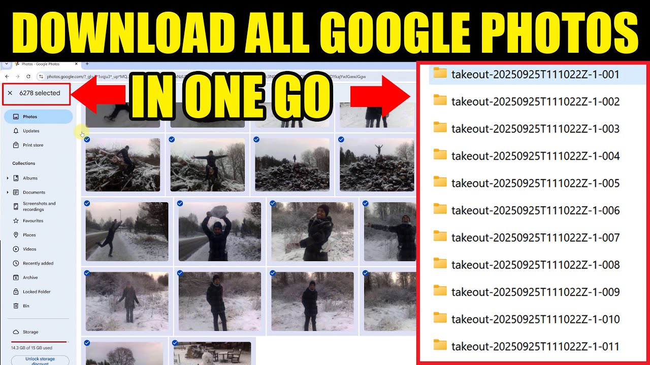 Download All Google Photos & Videos with Google Takeout