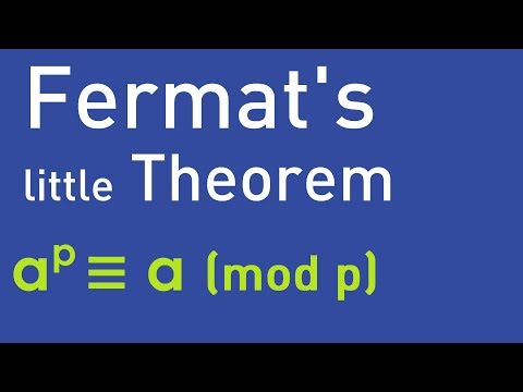 Fermat's Little Theorem (+Proof)