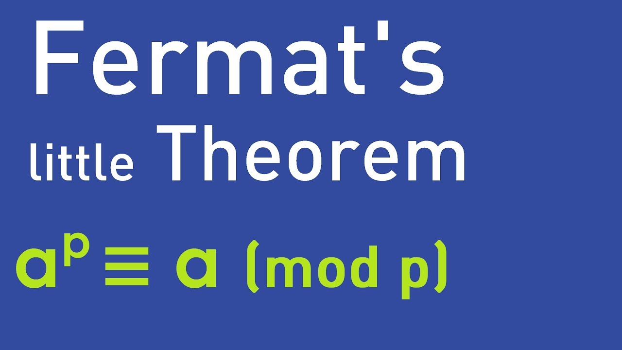 Fermat's Little Theorem Explained & Proven 🔢