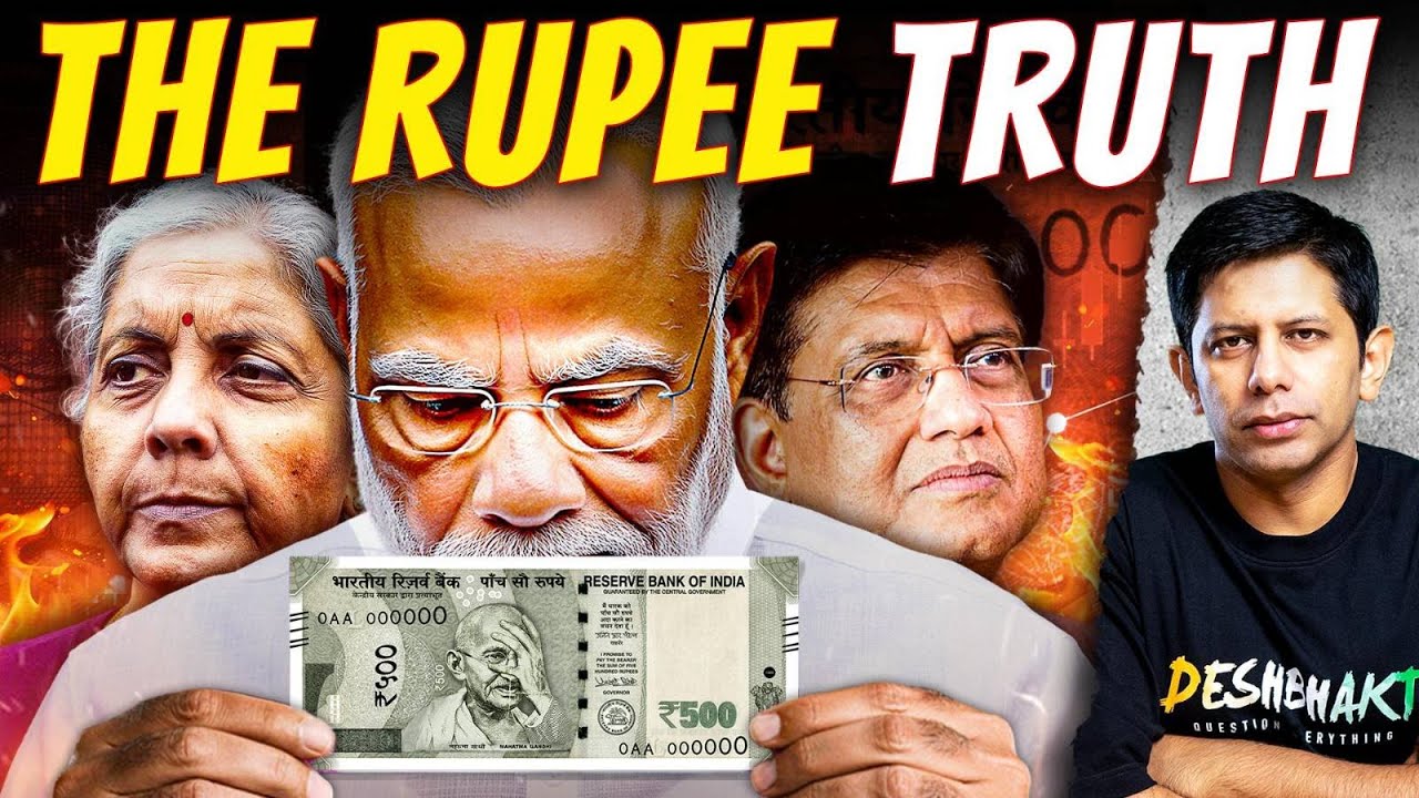 Rupee Fall Reveals 3 Myths About India’s Economy 🇮🇳