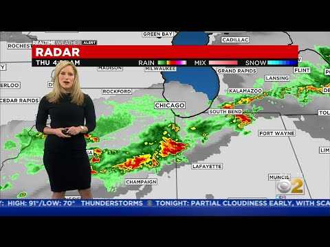 Severe Thunderstorm Warnings In Effect Thursday Morning