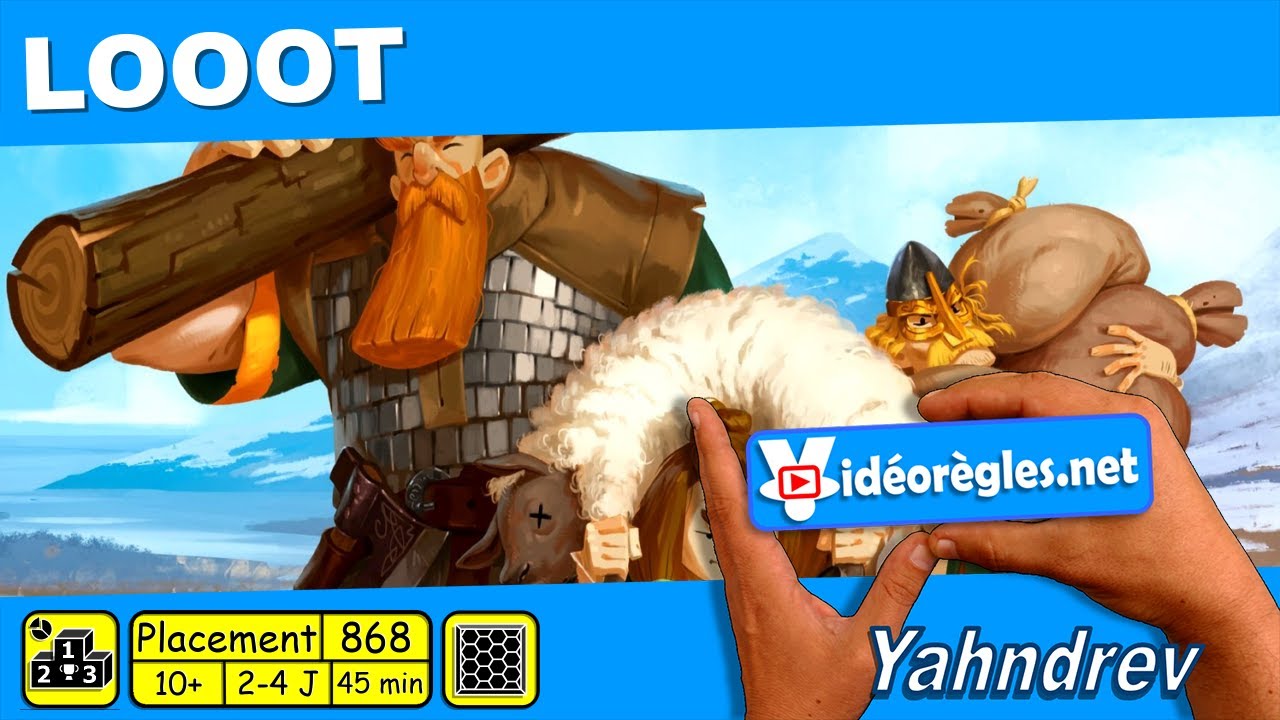 Vidéorègle 4K: LOOOT, Jeu de Société par Yahndrev 🎲