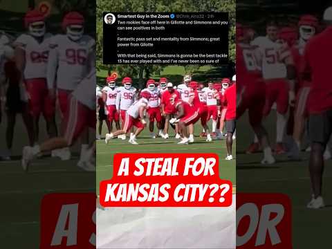 Is Josh Simmons Turning Into An Absolute STEAL for Kansas City? #nfl #chiefs #joshsimmons