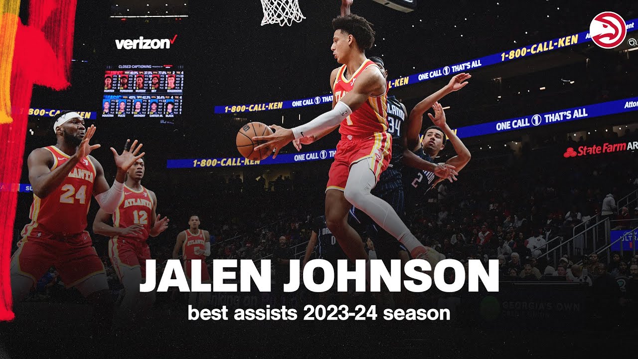 Jalen Johnson’s Top Assists of the Season 🏀 | Incredible Passes You Can't Miss