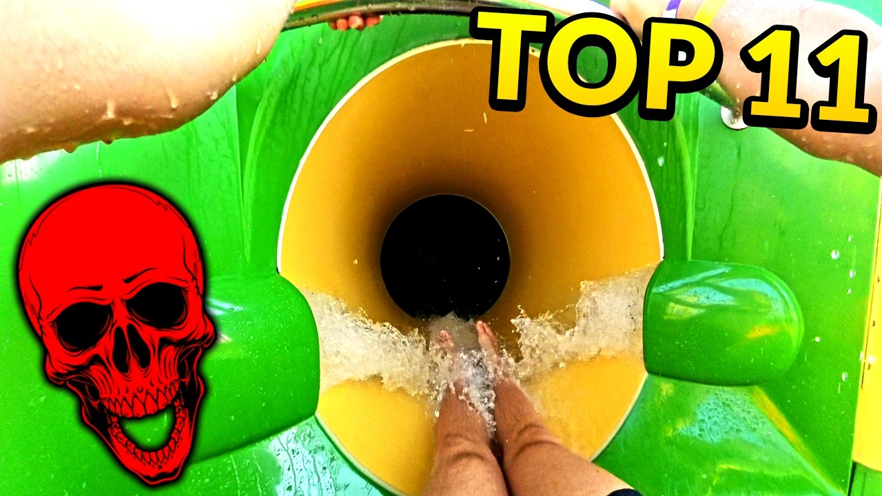 11 Najstraszniejszych Zjeżdżalni w Energylandii 2025 🎢 (4K, Zator, Polska)