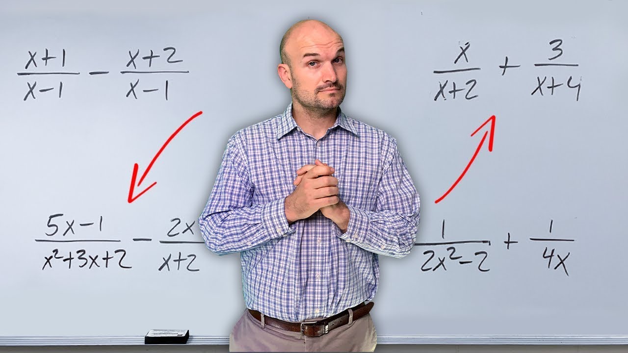 Adding & Subtracting Rational Expressions Step-by-Step