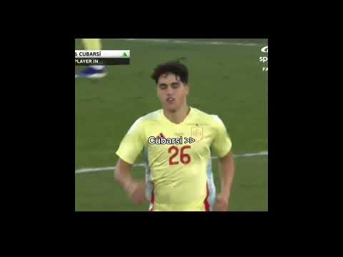 Pau cubarsi has Become the youngest defender to debut for 🇪🇸 ❤️. #cubarsi #fcbarcelona