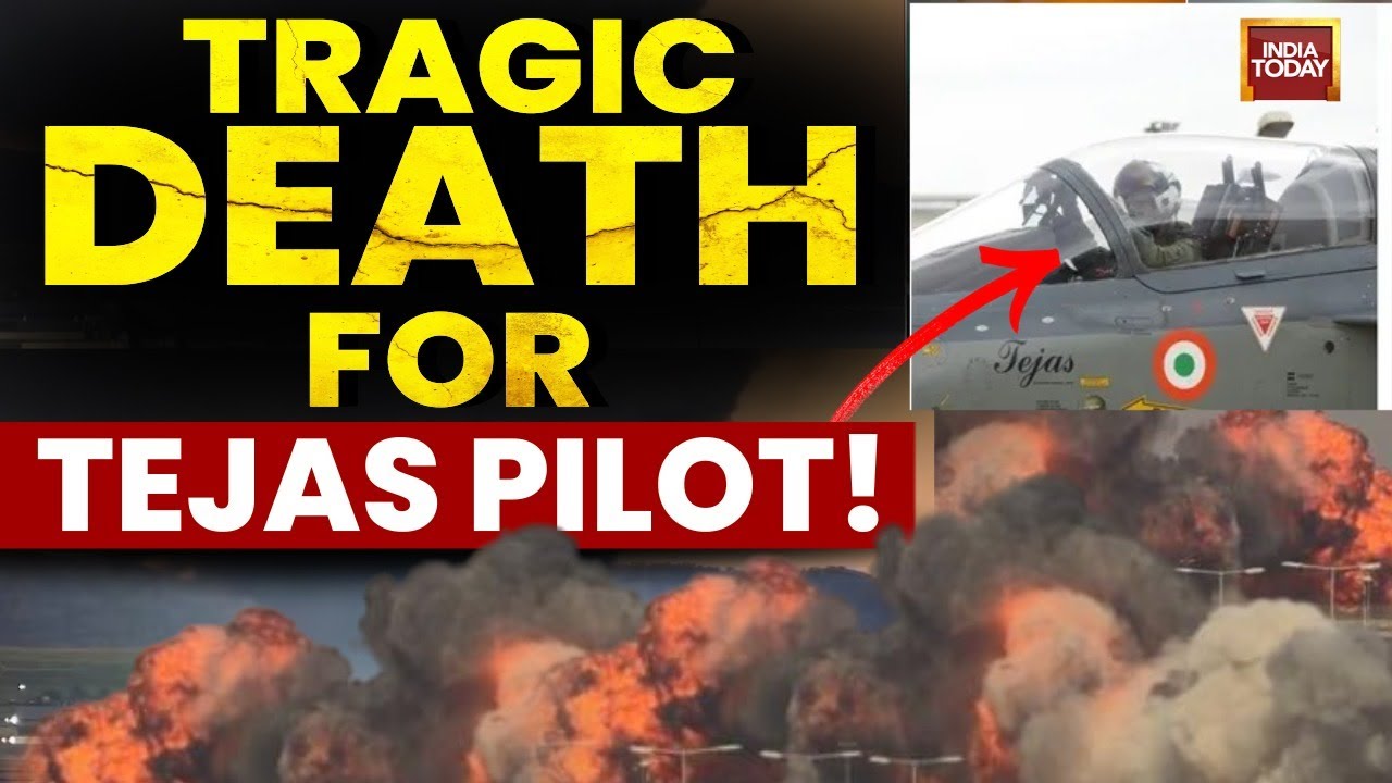Tejas Fighter Jet Crash at Dubai Air Show ✈️