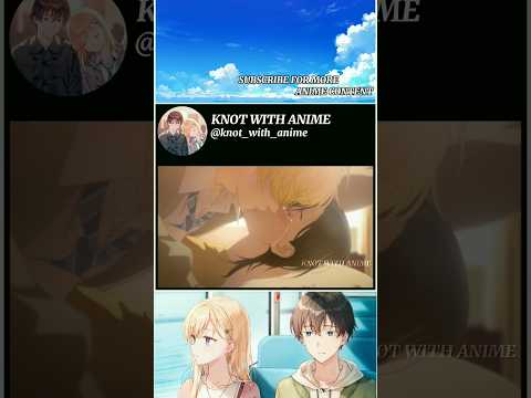 They Finally Kissed ✨❣️ | Honey Lemon Soda | #anime #amv #otaku #shorts