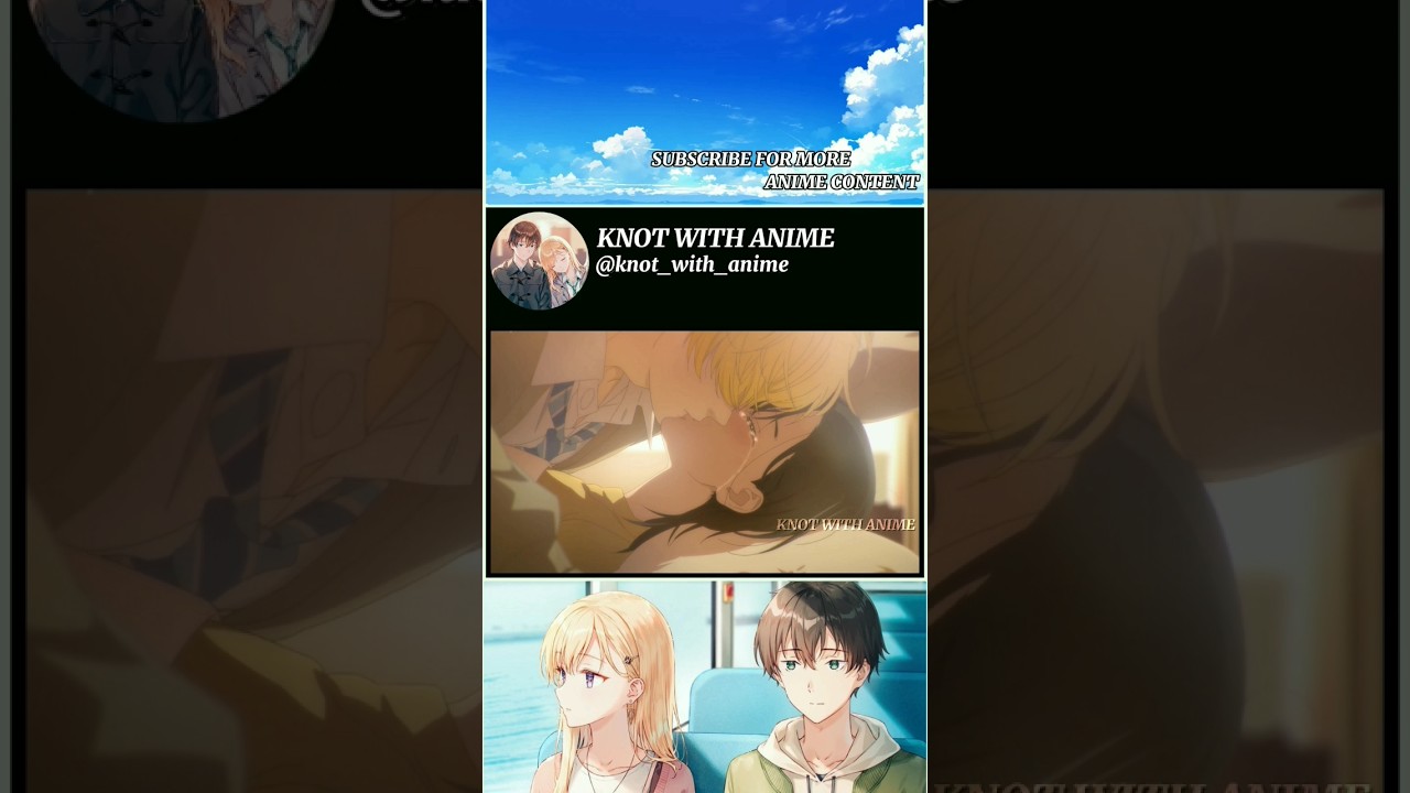 They Finally Kissed ✨❣️ | Honey Lemon Soda | #anime #amv #otaku #shorts