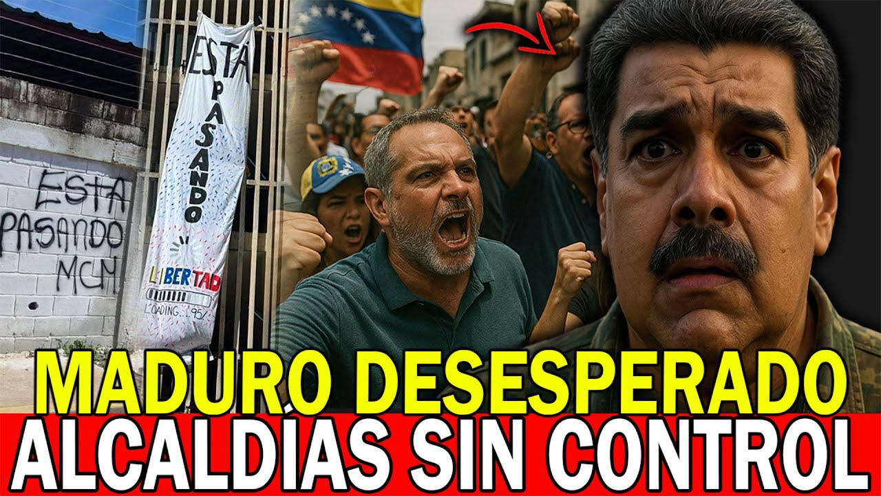 Rebeldía en Venezuela: Maduro pierde control en alcaldías y enfrenta protestas 🚨