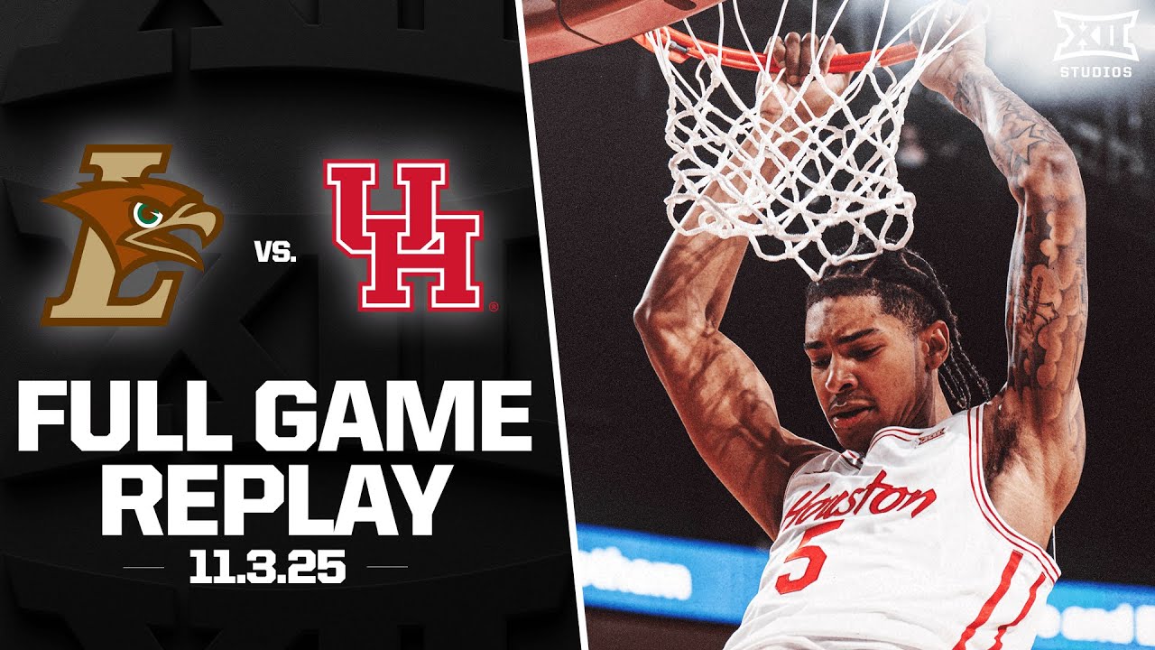 Lehigh vs. Houston Full Game Replay (11.3.25) | 2025-26 Big 12 Men's Basketball
