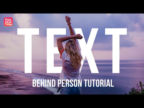 Create Text Behind Person Effect in Your Video (InShot Tutorial)