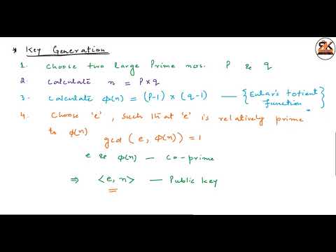 RSA Algorithm || Rivest Shamir Adleman Public Key Cryptographic Algorithm || RSA Algorithm example
