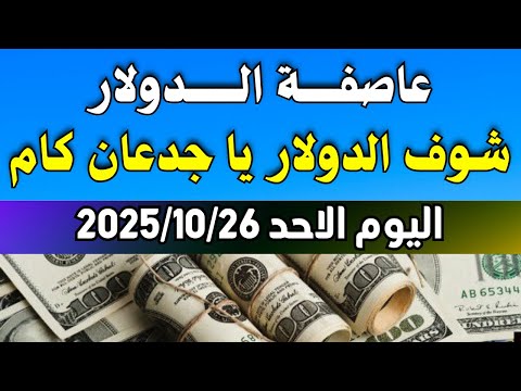 الدولار فى مصر / سعر الدولار فى البنوك والسوق السوداء اليوم الاحد 26-10-2025 في مصر