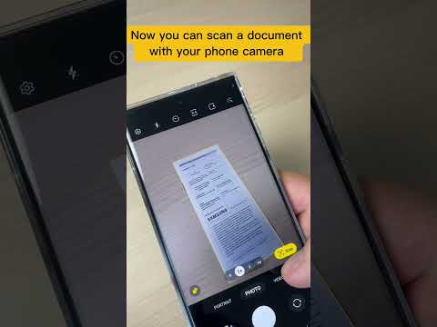 Easy way to scan a document on Samsung Galaxy phones 📱 #galaxys23ultra #samsunggalaxys23 #shorts