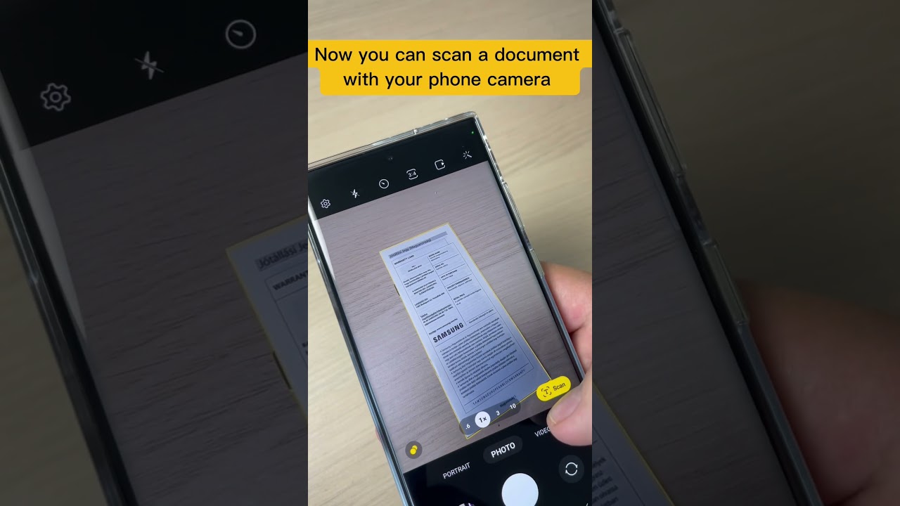 Simple Method to Scan Documents on Samsung Galaxy Phones