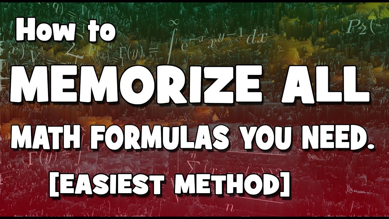 Effective Techniques for Memorizing Math Formulas