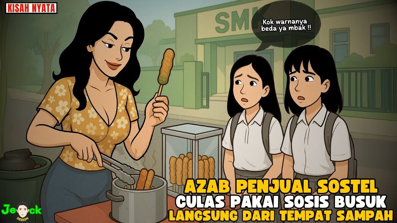 Penjual Sostel Culás Pakai Sosis Busuk dari Sampah ⚠️