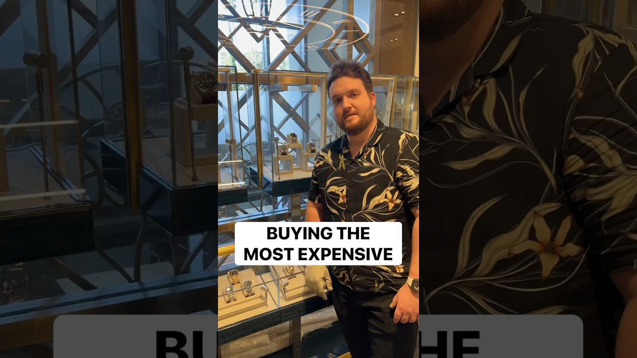 Purchasing a $1.6M Richard Mille Watch