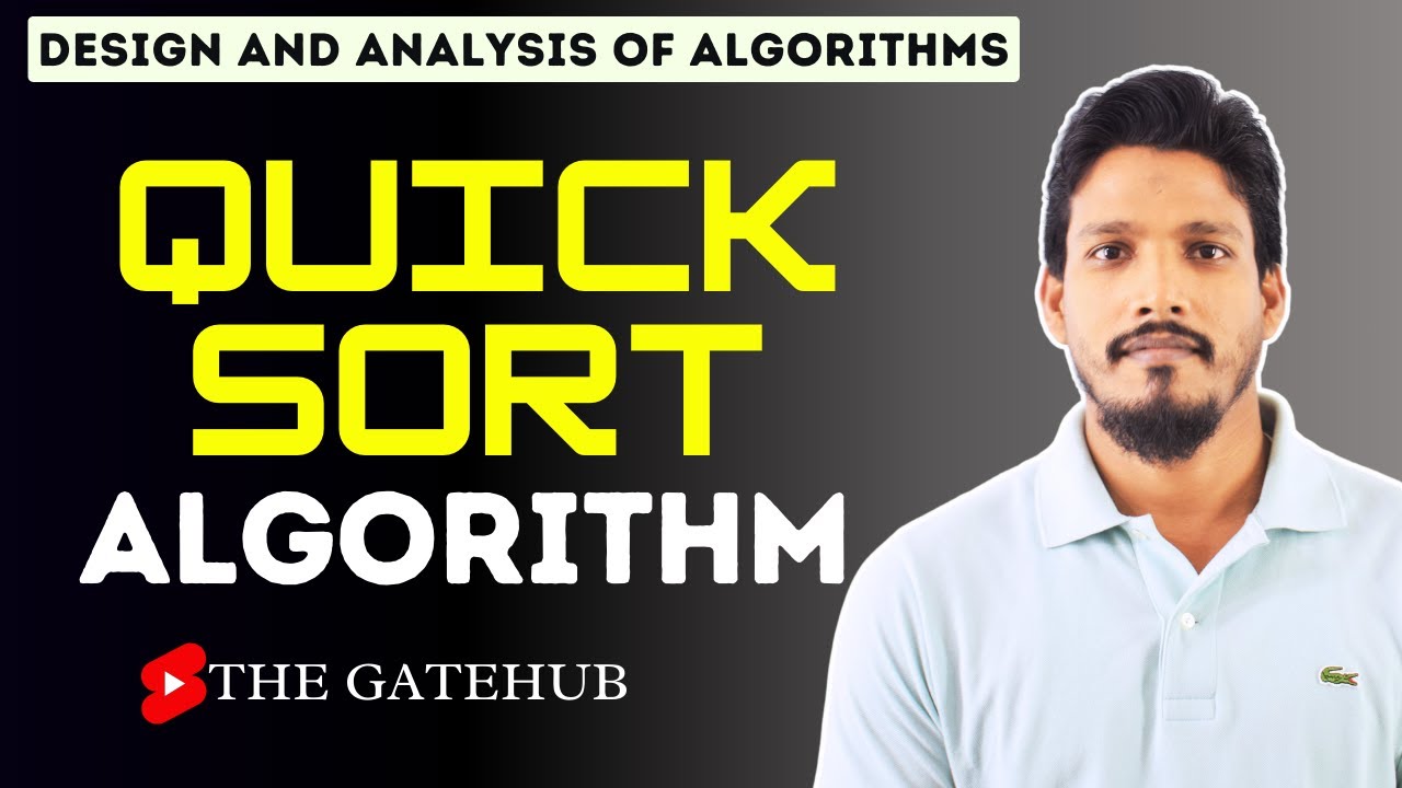 Quick Sort Algorithm: Divide & Conquer | GATECSE