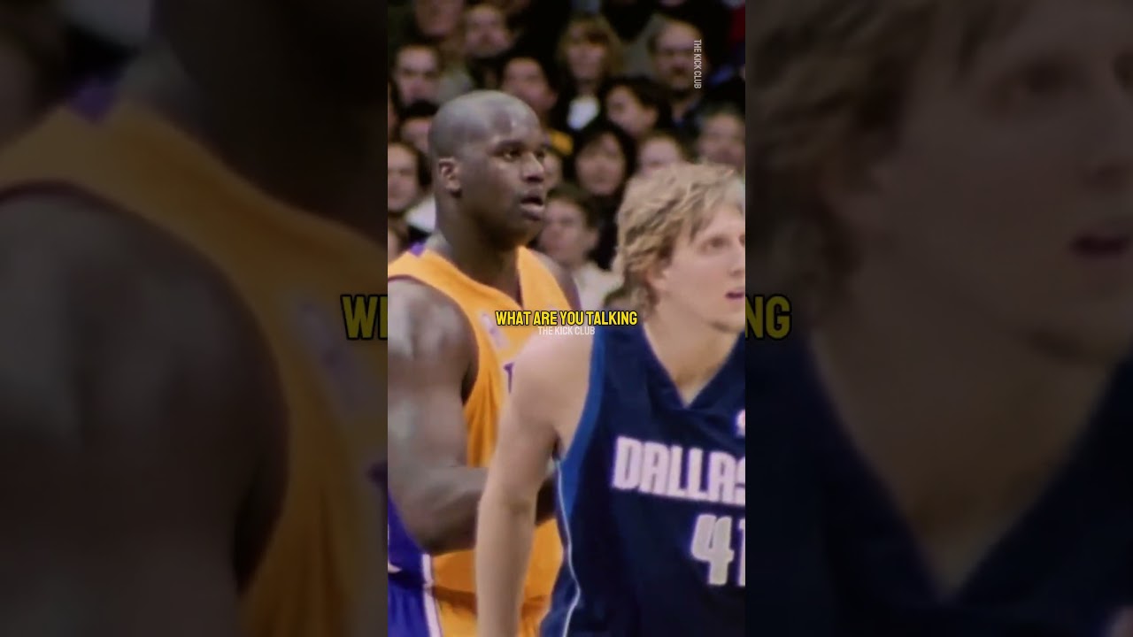 Dirk Attempts to Guard Prime Shaq 🏀