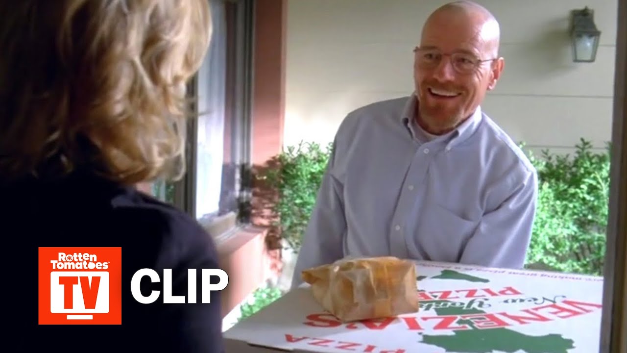 Breaking Bad: Iconic Pizza on the Roof Scene (S3E2)