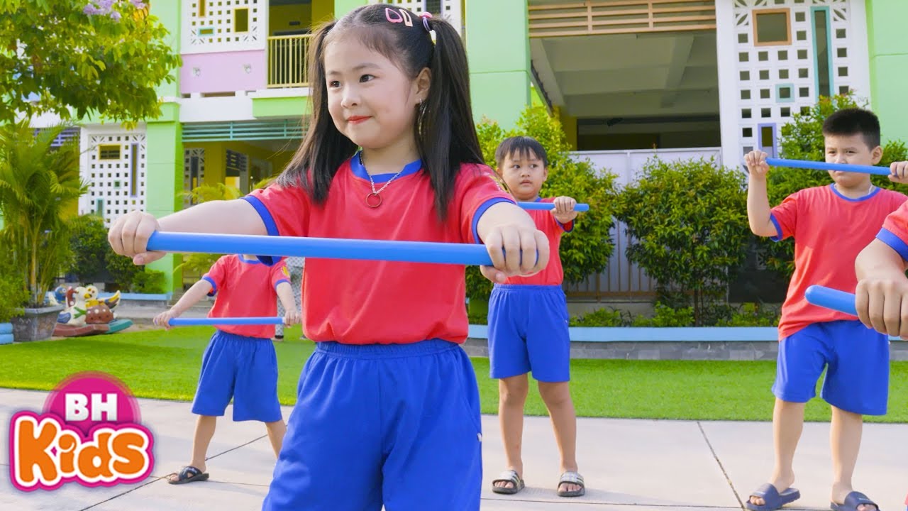 Cô Dạy Em Tập Thể Dục Buổi Sáng | Nhạc Thiếu Nhi Sôi Động Dễ Thương 🎵