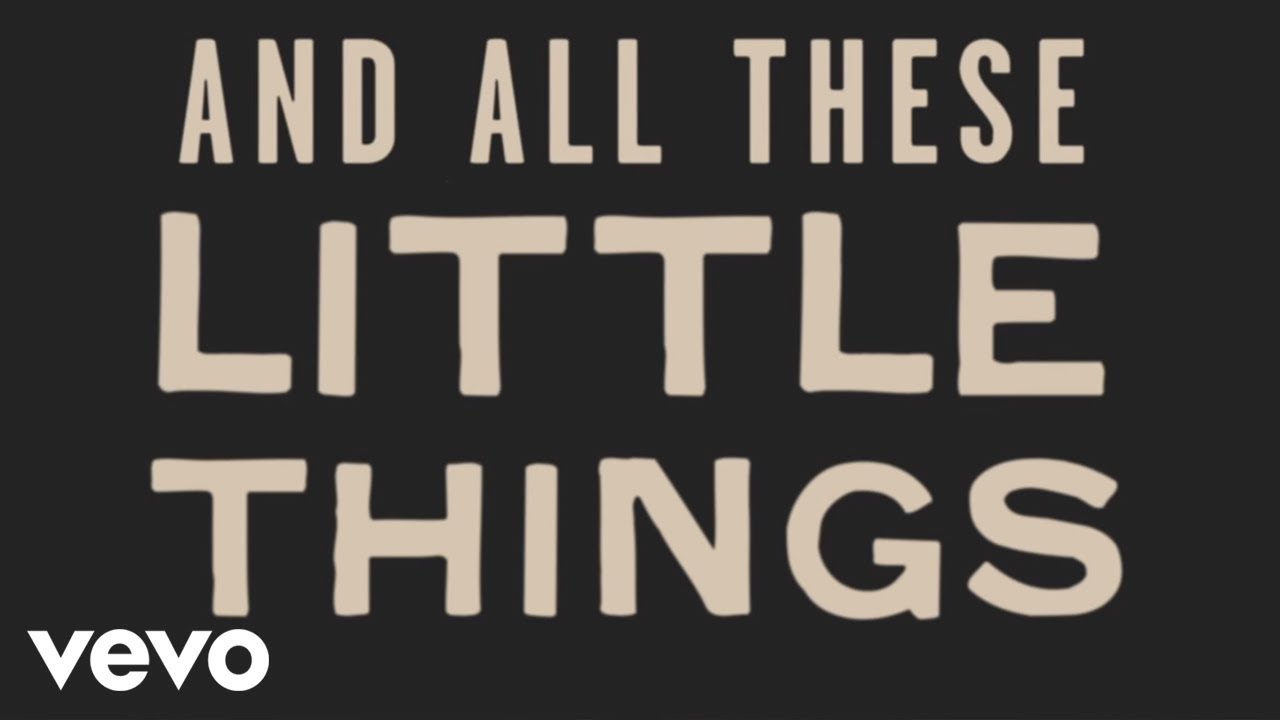 One Direction - Little Things (Lyric Video) 🎶