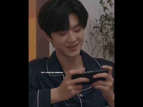 he's so so fine with pajamas😏 #hiddenlove #zhaolusi #chenzheyuan #cdrama