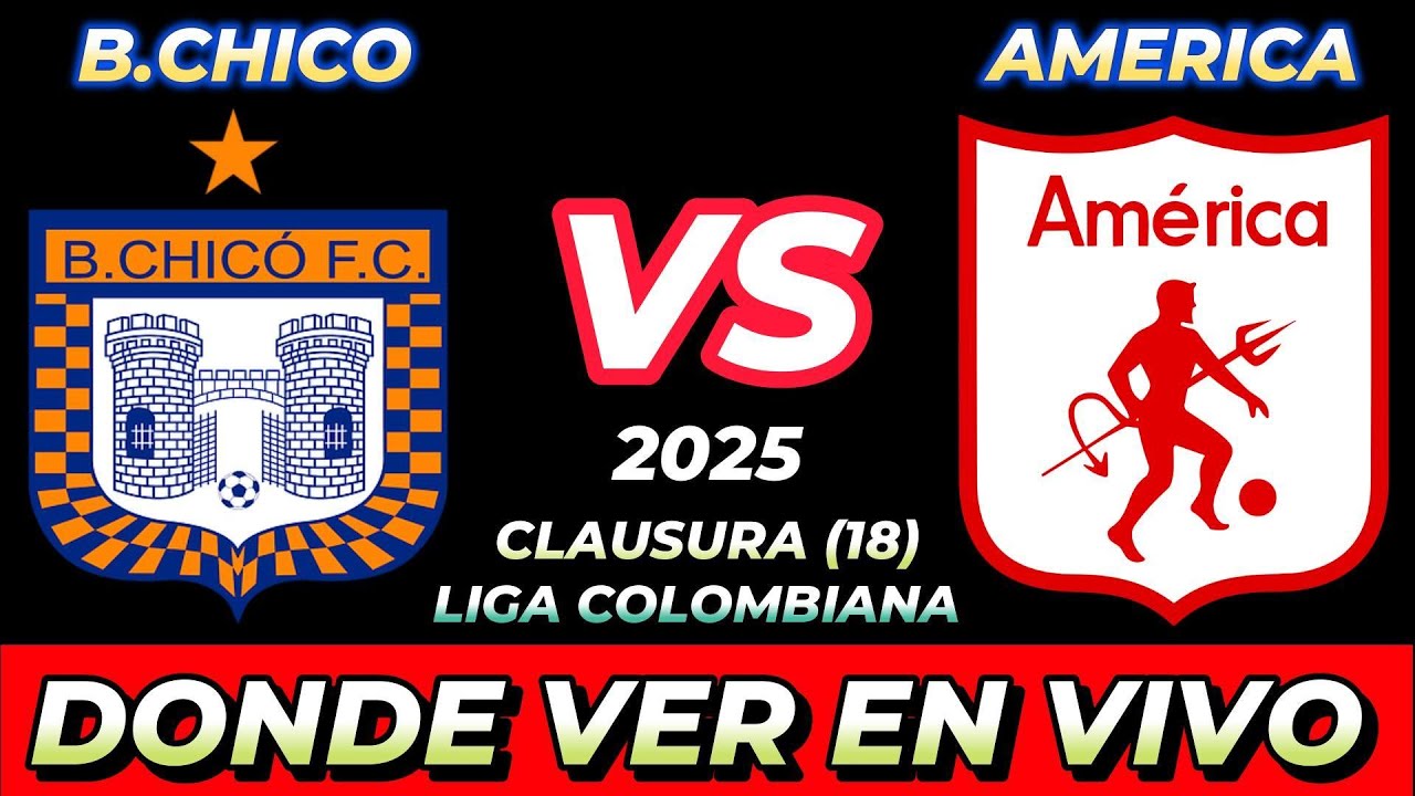 ¿Dónde Ver en Vivo: Boyacá Chicó vs América de Cali? Fecha, Hora y Transmisión en Varios Países ⚽