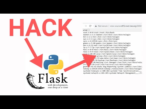 Python Flask App H.A.C.K.E.D - Basilic CTF Ep1