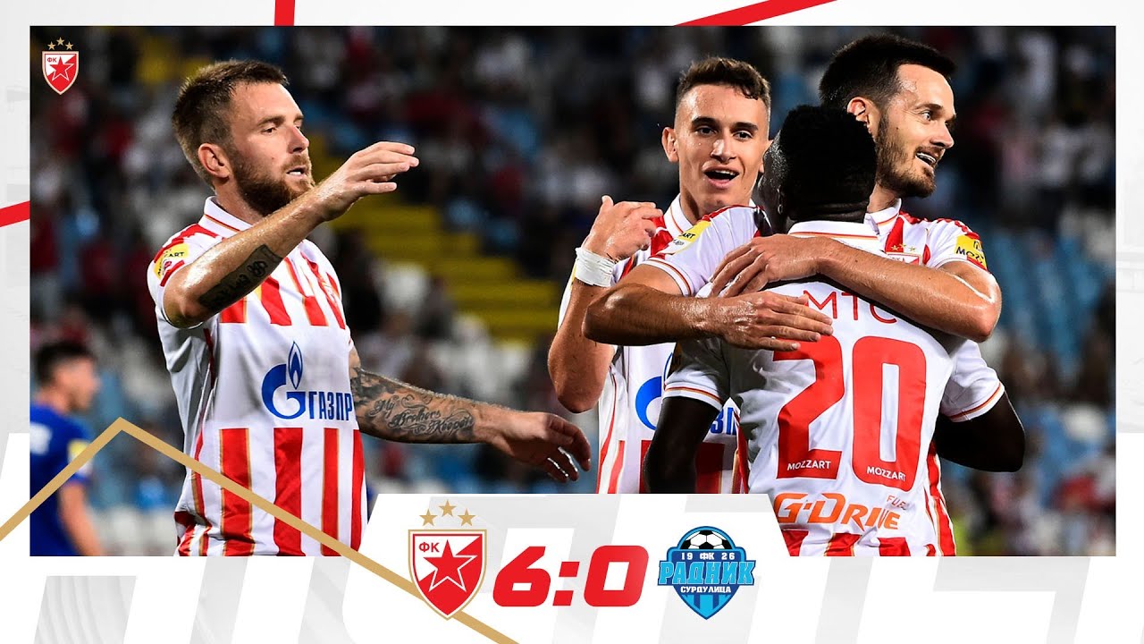 Crvena zvezda Dominates Radnik 6:0 – Exciting Match Highlights ⚽