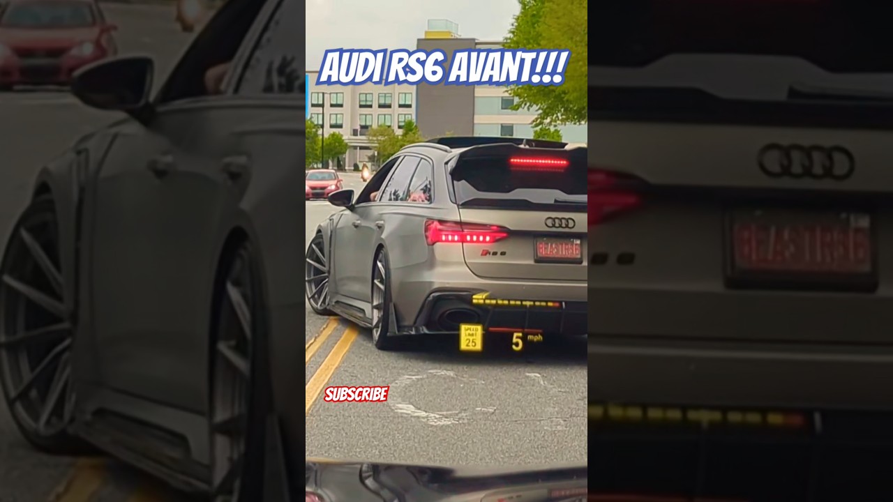 Beautiful Audi RS6 Avant - High-Performance Luxury Wagon
