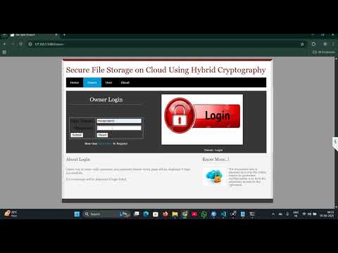 Secure Cloud Data Using Hybrid Cryptography Using Python