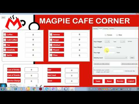 Cafe management system(real life java project)