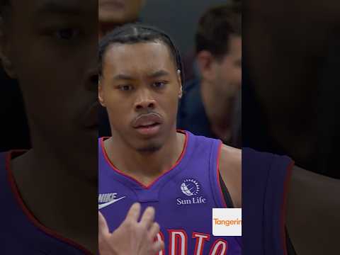 Scottie Barnes with the tough rejection!