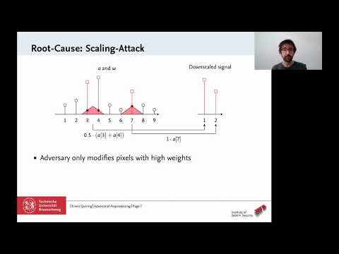 USENIX Security '20 - Adversarial Preprocessing: Understanding and Preventing Image-Scaling Attacks