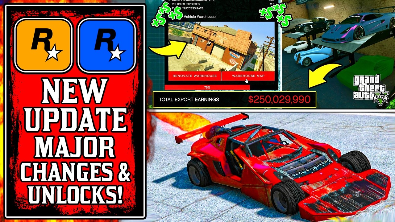 GTA Online New Update: Major Changes & Rewards 🚗