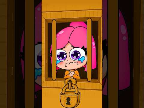 СБЕГИ ИЗ КАРТОННОЙ ТЮРЬМЫ ЧЕЛЛЕНДЖ #луана #анимация #мультик #челлендж