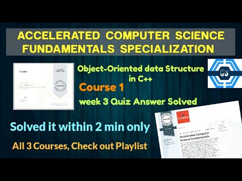 Object Oriented Data Structures In C++ : Coursera Week 3 Quiz_Developing C++ Classes
