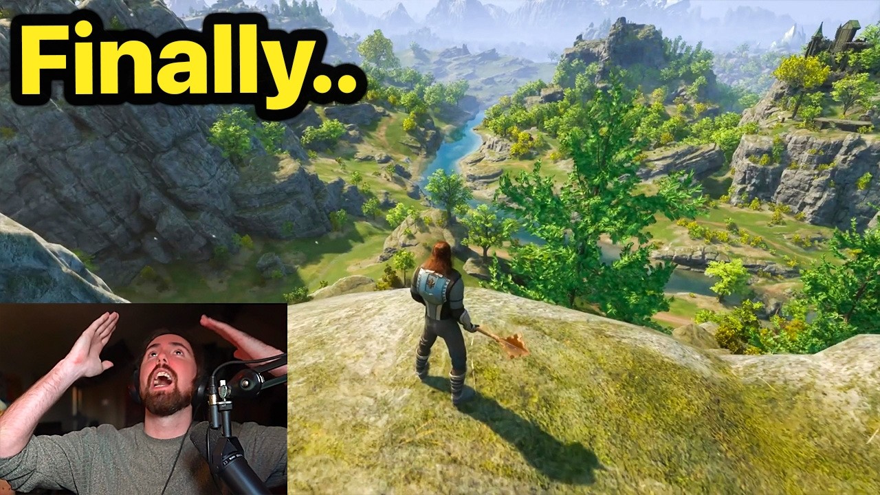 Asmongold's First Look at Ashes of Creation 🚀