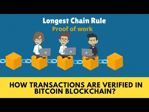 How transactions are verified in Bitcoin Blockchain - Longest chain rule explained