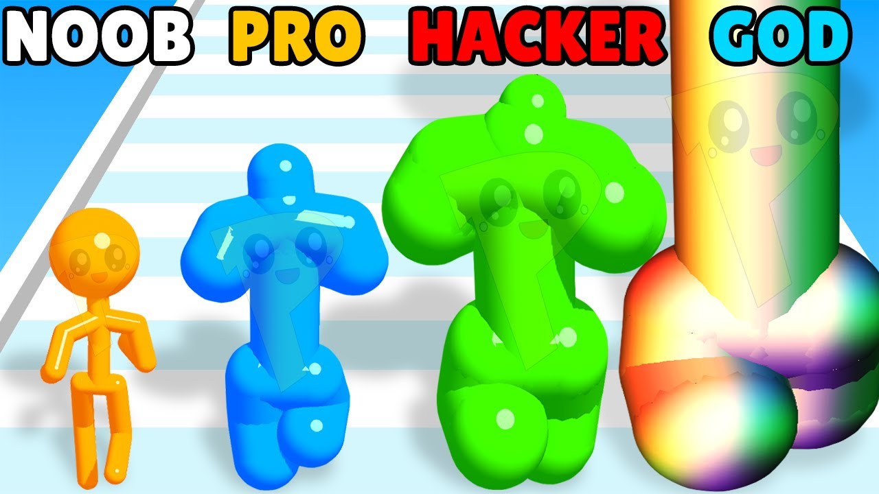 Tall Man Run: Noob, Pro, Hacker & God Showdown! 🚶‍♂️