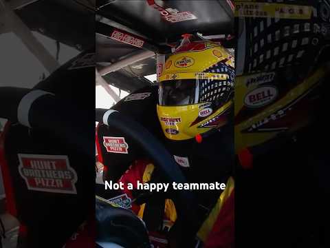 Joey Logano not pleased with Austin Cindric #nascar