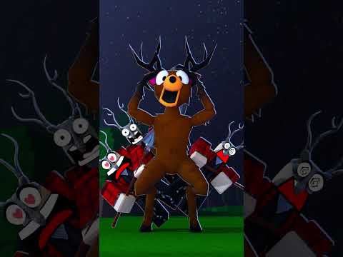 When DEER Tries to Kill Noob in the 99 Nights Forest ☠️ PT2 #robloxmemes  #noob #cartoon #funny