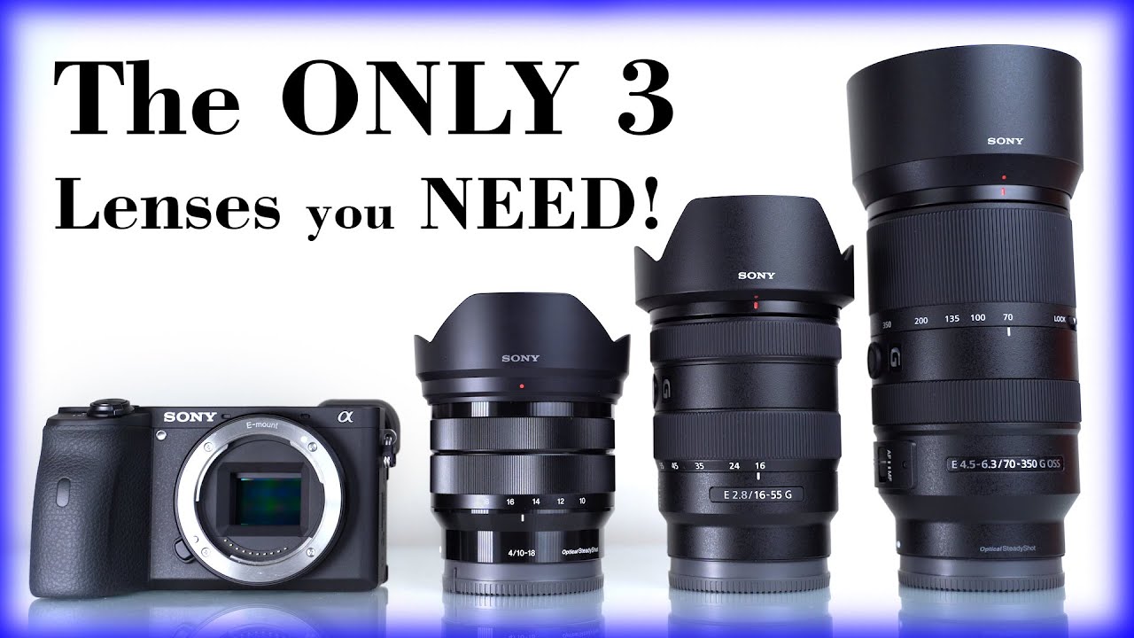 Top 3 Sony APS-C Lenses for a6100 & More 📸