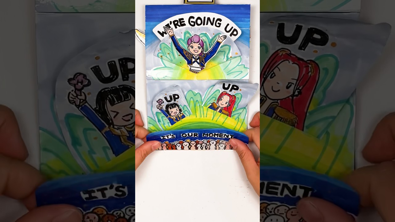 DIY Kpop Demon Hunters Golden Lyrics Book✨