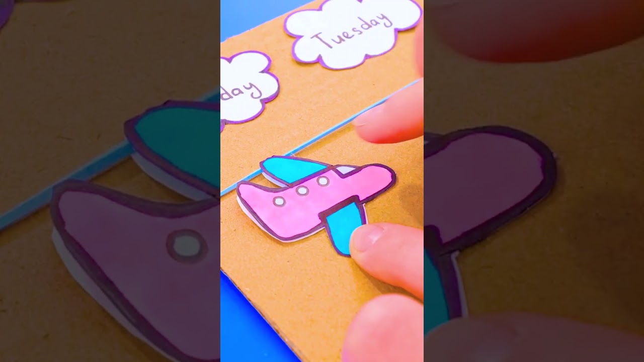 Fun Calendar DIY for Kids! | Let's Always Stay on Track! βοΈπ